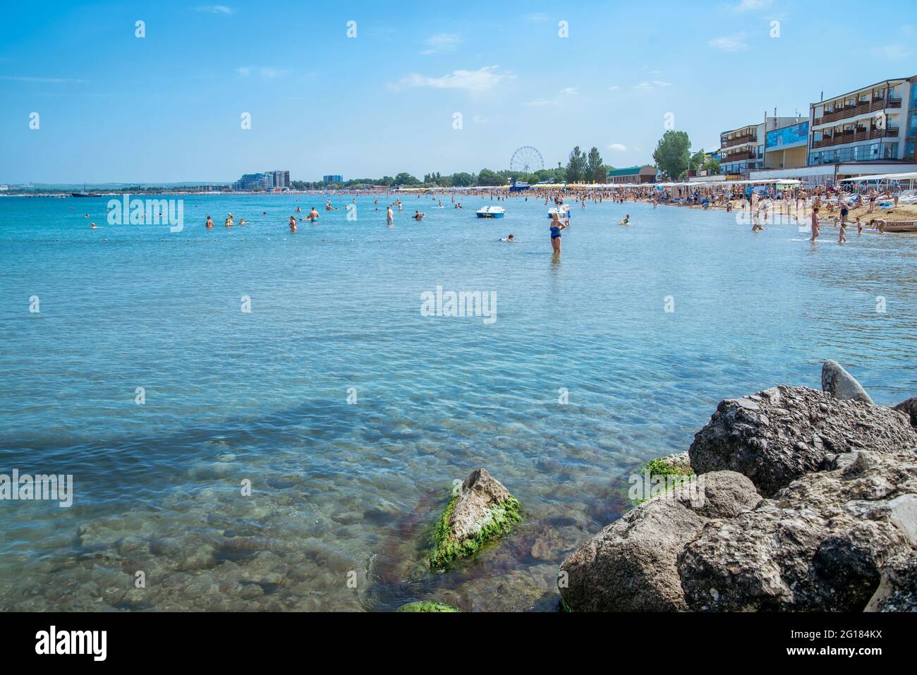 Anapa Russia July 1, 2020 a resort town in southern Russia, the Black