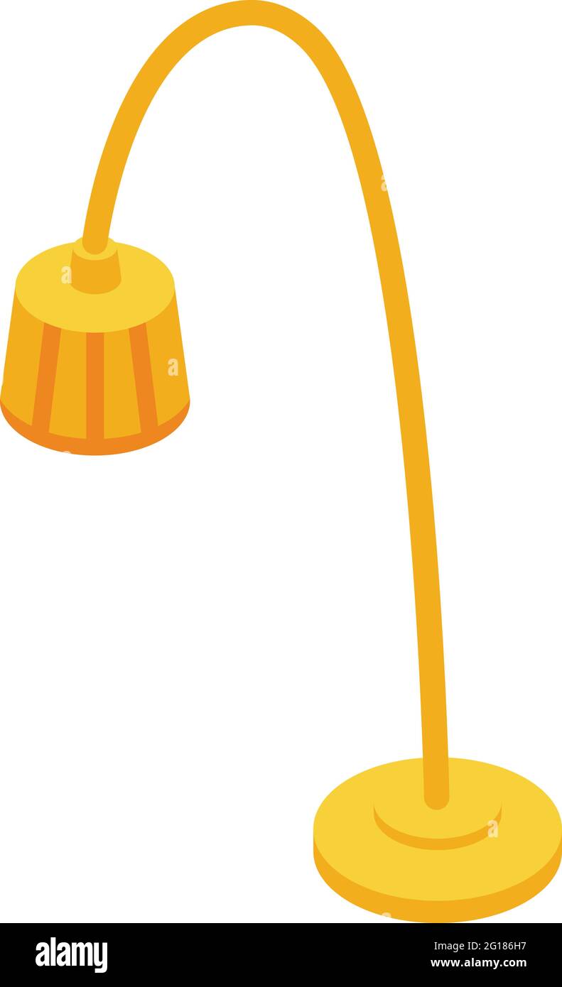 Modern lamp icon. Isometric of Modern lamp vector icon for web design ...