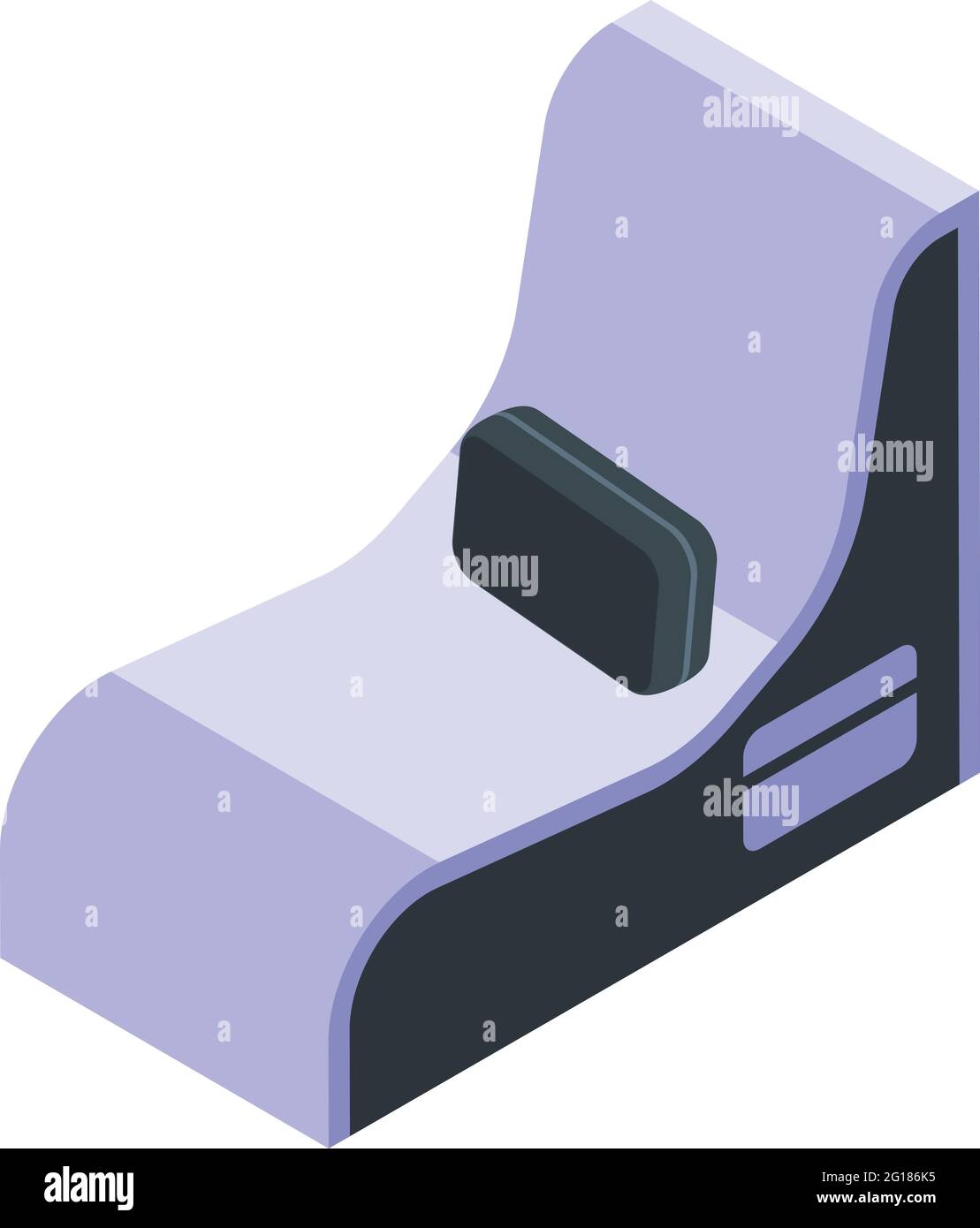Relax armchair icon. Isometric of Relax armchair vector icon for web ...