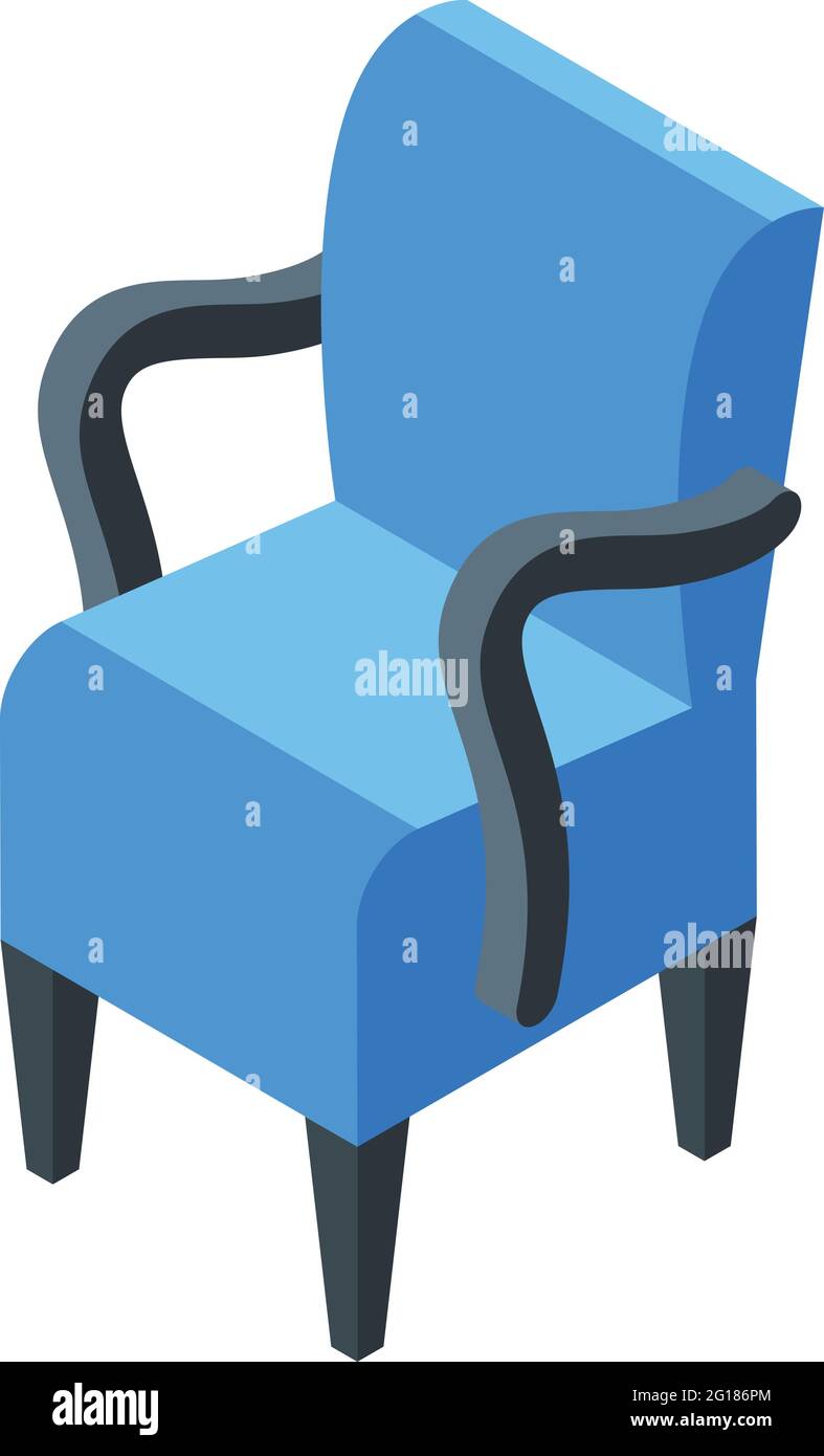 Home armchair icon. Isometric of Home armchair vector icon for web ...