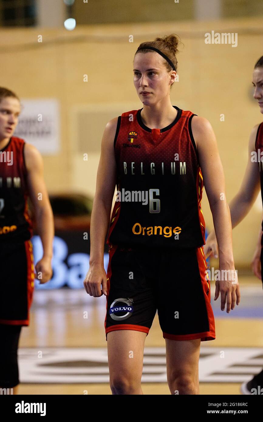Cordoba Spain 04th June 21 Antonia Delaere Seen During The Friendly International Women Basketball Match Between Belgium And Nigeria At Palacio Municipal De Deportes Vista Alegre Final Score Belgium 67 60 Nigeria Photo By