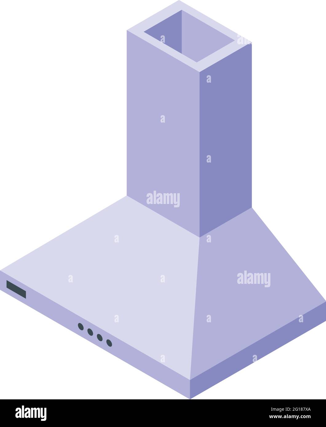 Kitchen chimney icon. Isometric of Kitchen chimney vector icon for web design isolated on white