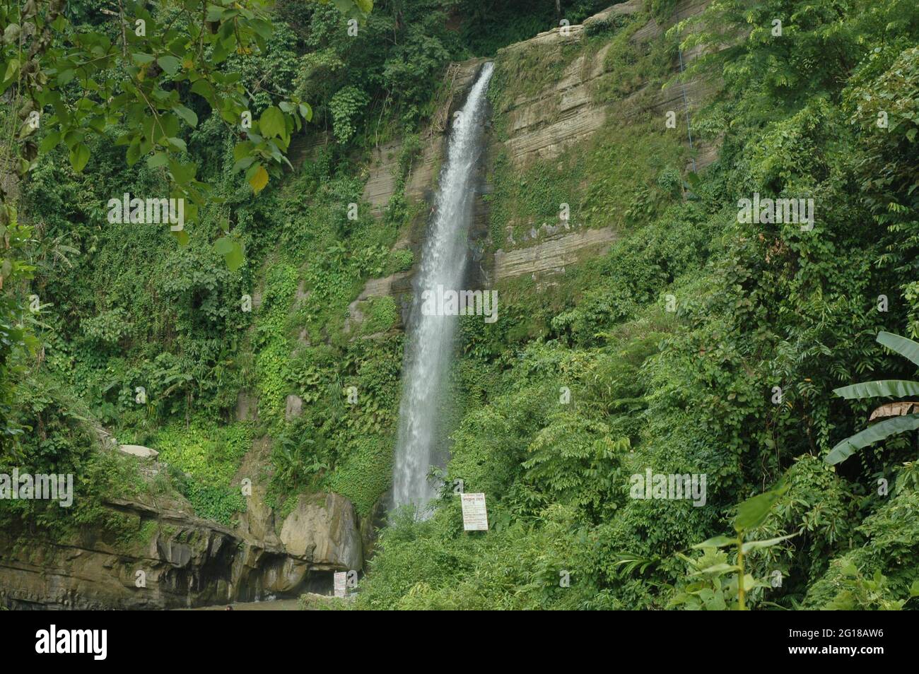 A mountain spring in Madhabkunda, Sylhet, Bangladesh. August 10, 2007 Stock Photo