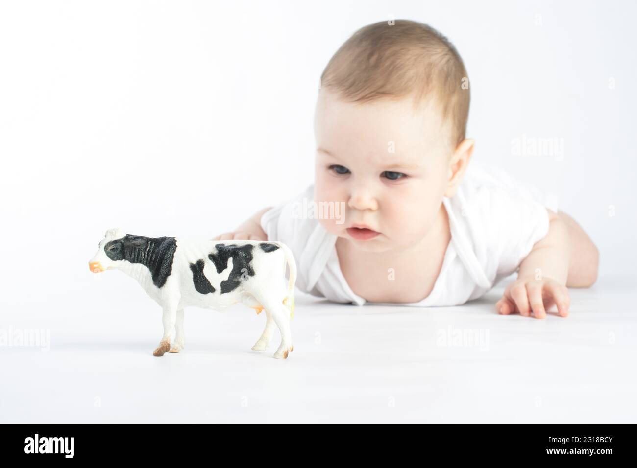 baby and dairy products, concept Stock Photo Alamy