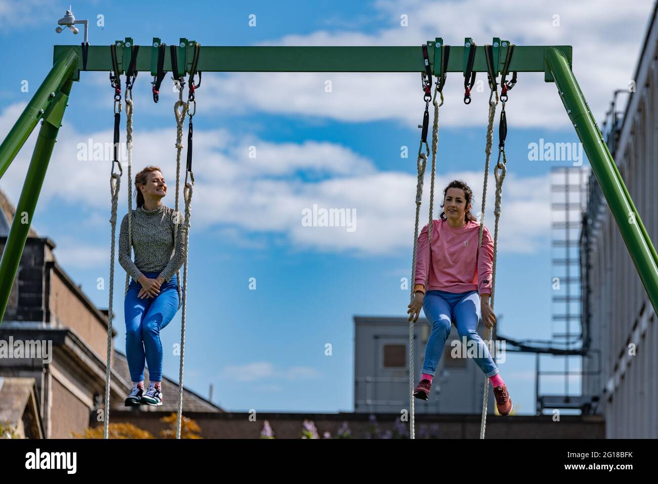 Edinburgh, Scotland. Sat 5 June 2021. All or Nothing Aerial Dance