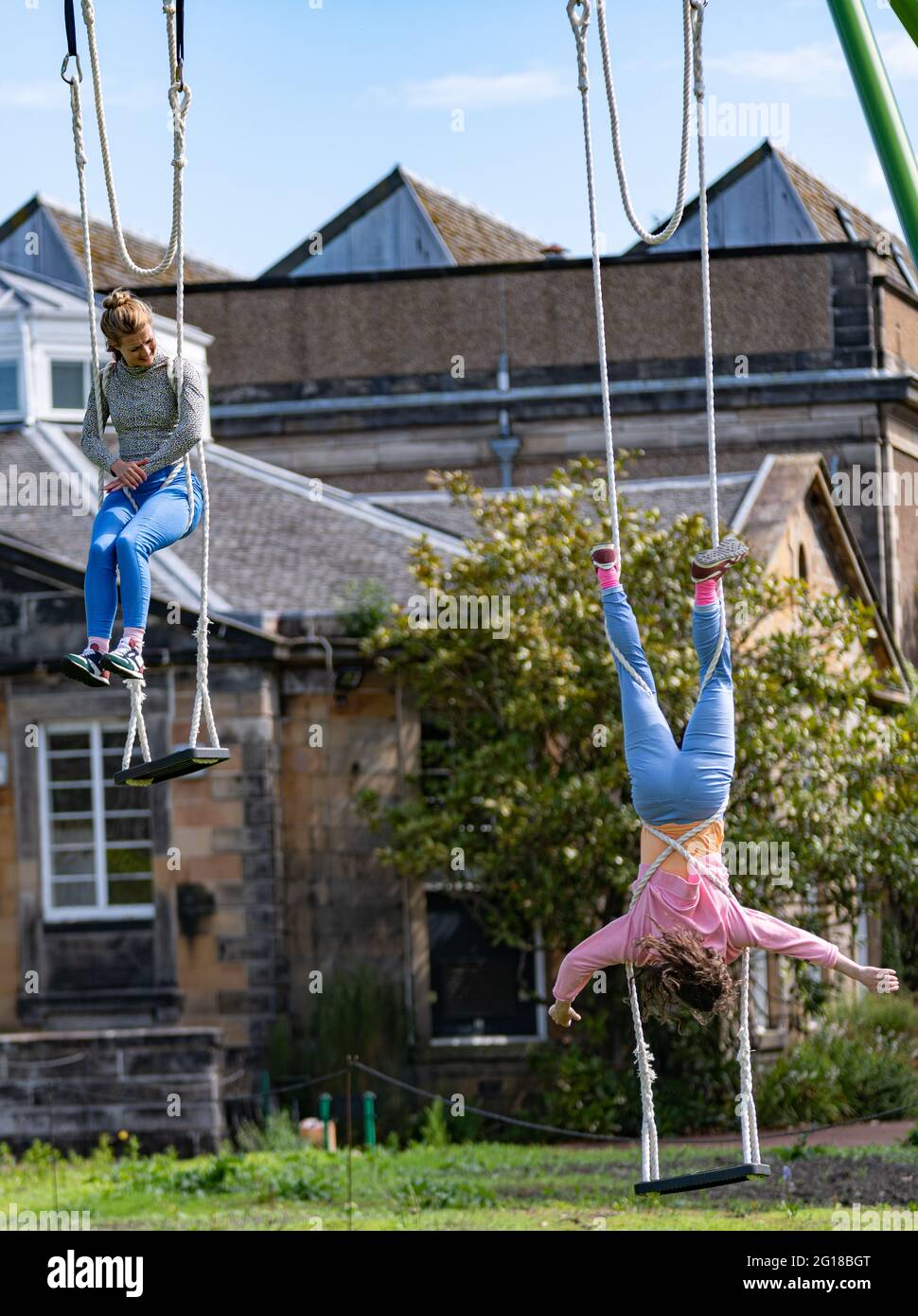 Edinburgh, Scotland. Sat 5 June 2021. All or Nothing Aerial Dance