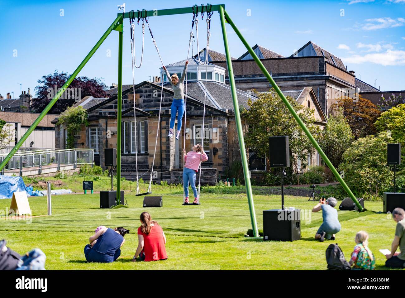 Edinburgh, Scotland. Sat 5 June 2021. All or Nothing Aerial Dance