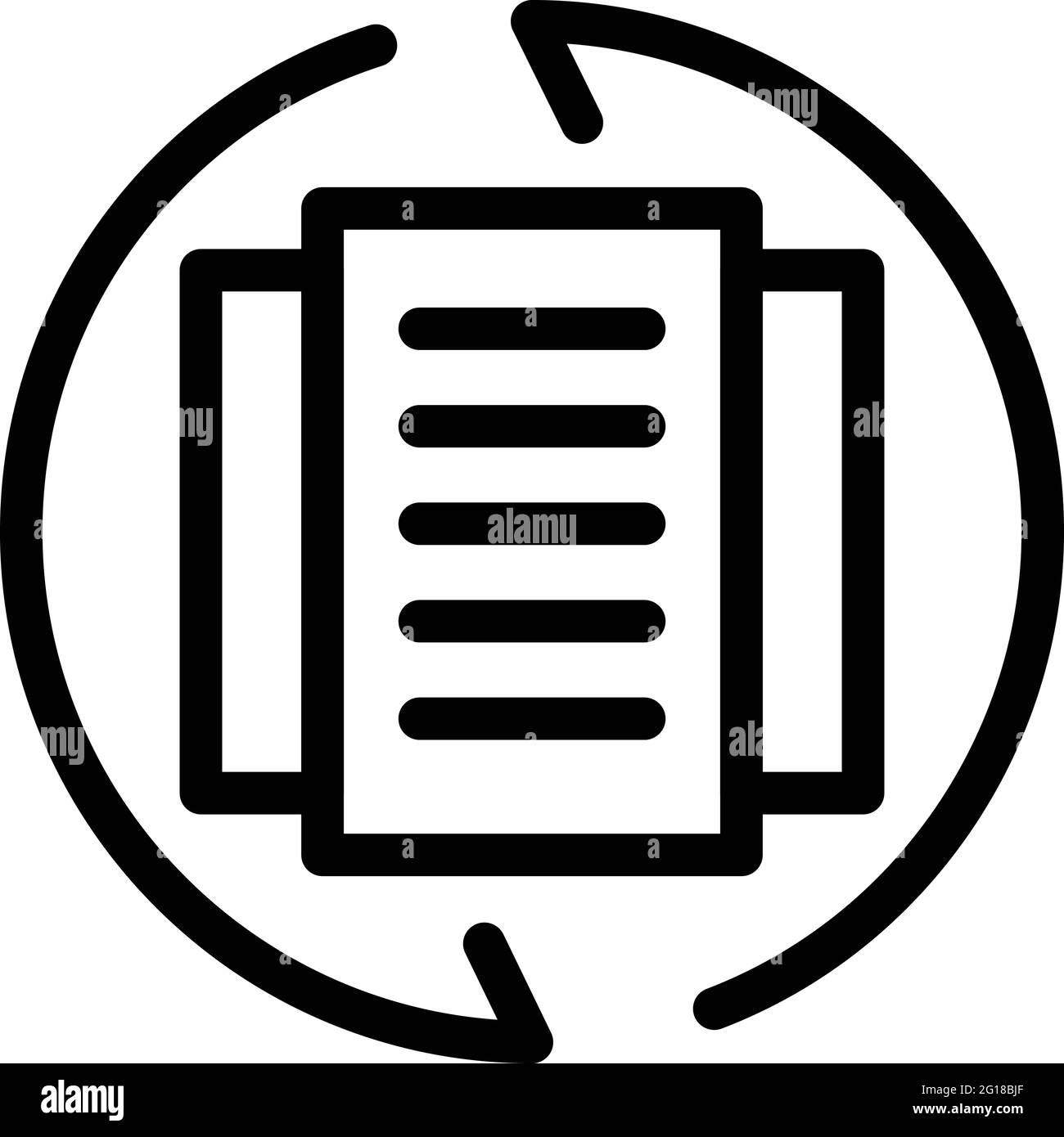 Delete file icon. Outline Delete file vector icon for web design ...