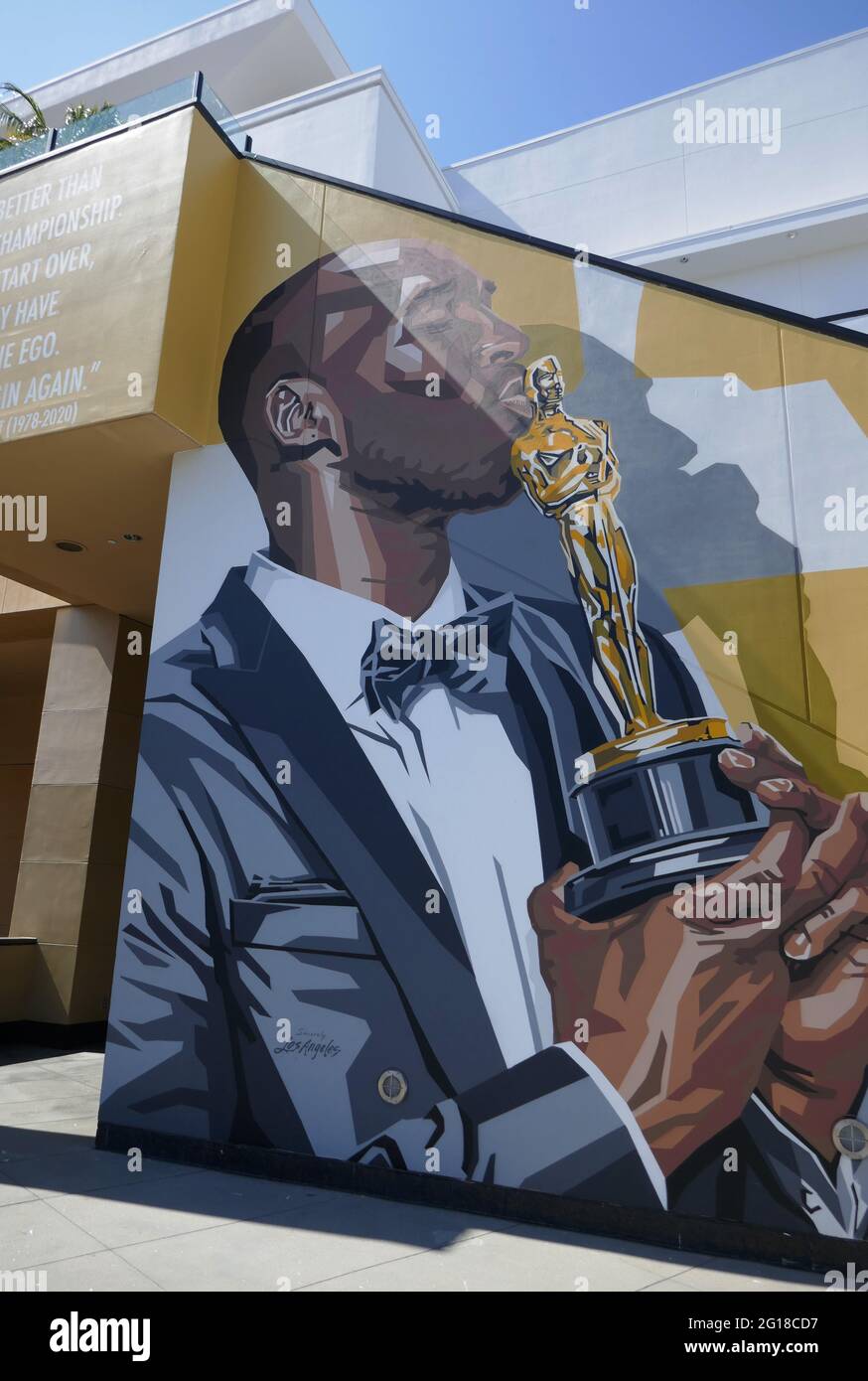 Hollywood, California, USA 4th June 2021 New Unveiled Kobe Bryant Mural at Hollywood & Highland