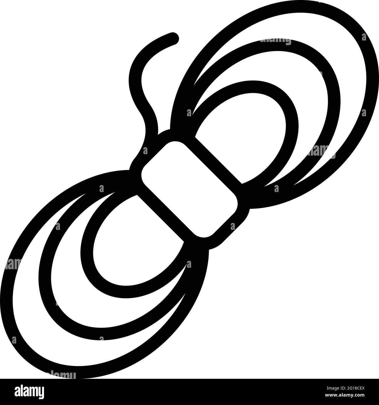 Textile thread icon. Outline Textile thread vector icon for web design ...