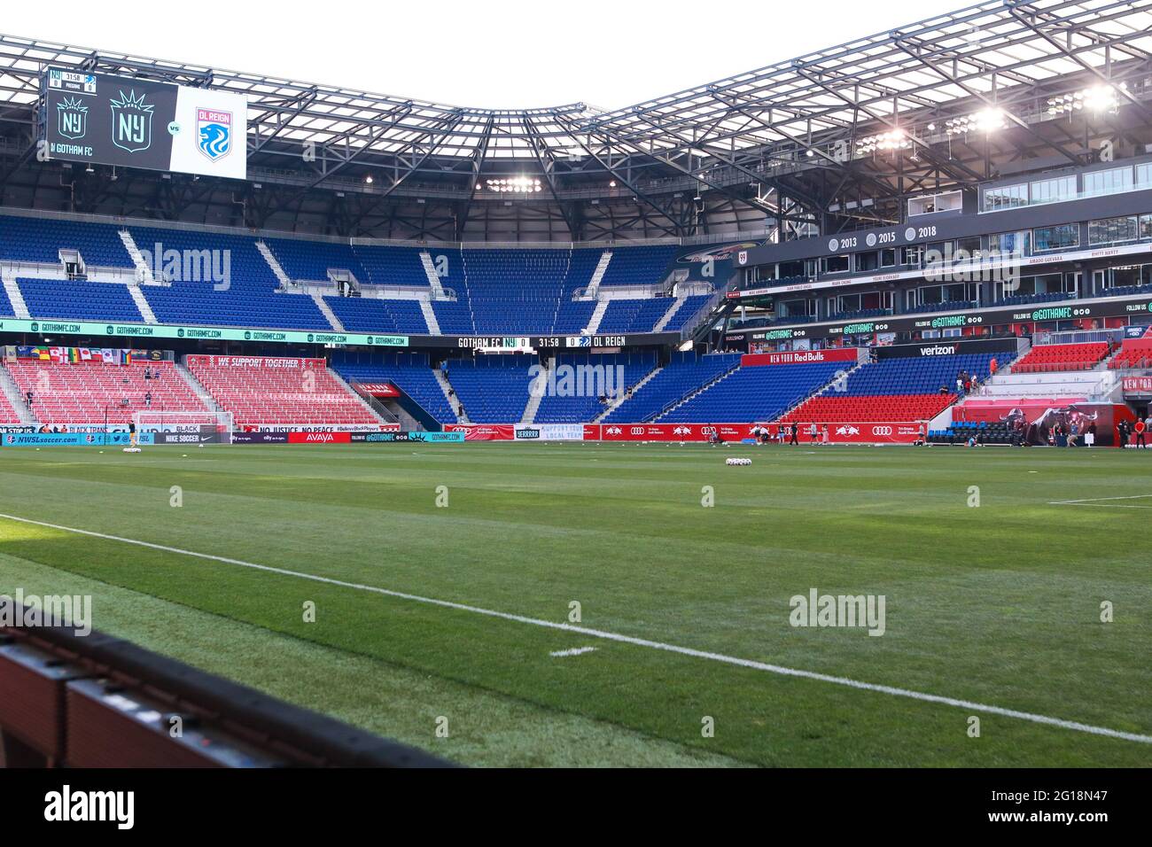 Montclair United States Of America 05th June 21 Red Bull Arena Empty Before The National Womens Soccer League Game Between Gotham Fc And Ol Reign At Red Bull Arena In Harrison New