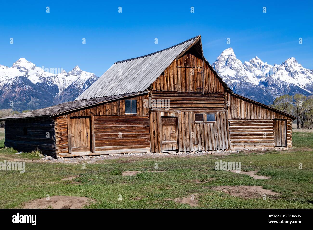 T.A. Moulton Barn in Mormon Row Historic District in Grand Teton ...