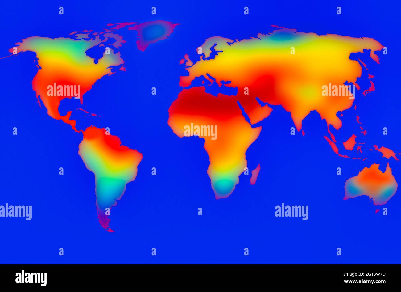 Global heatwave, illustration Stock Photo