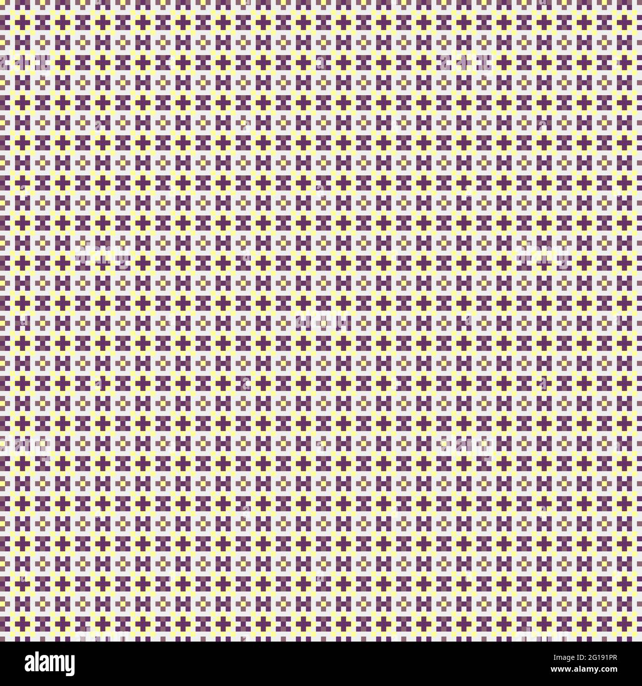 Abstract Cross-Pattern Dotted generative computational art illustration Stock Vector