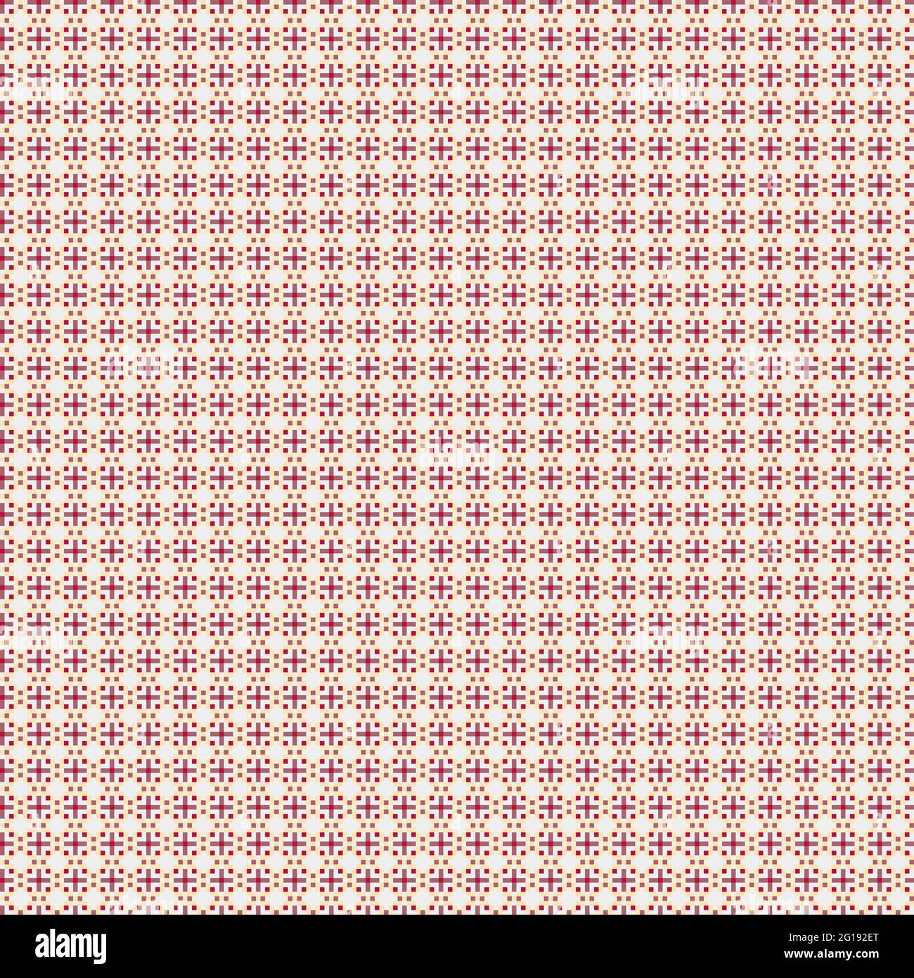 Abstract Cross-Pattern Dotted generative computational art illustration ...