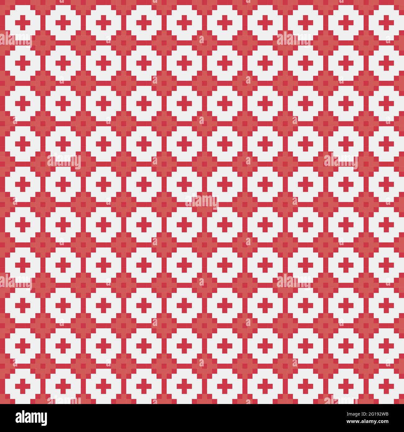 Abstract Cross-Pattern Dotted generative computational art illustration ...
