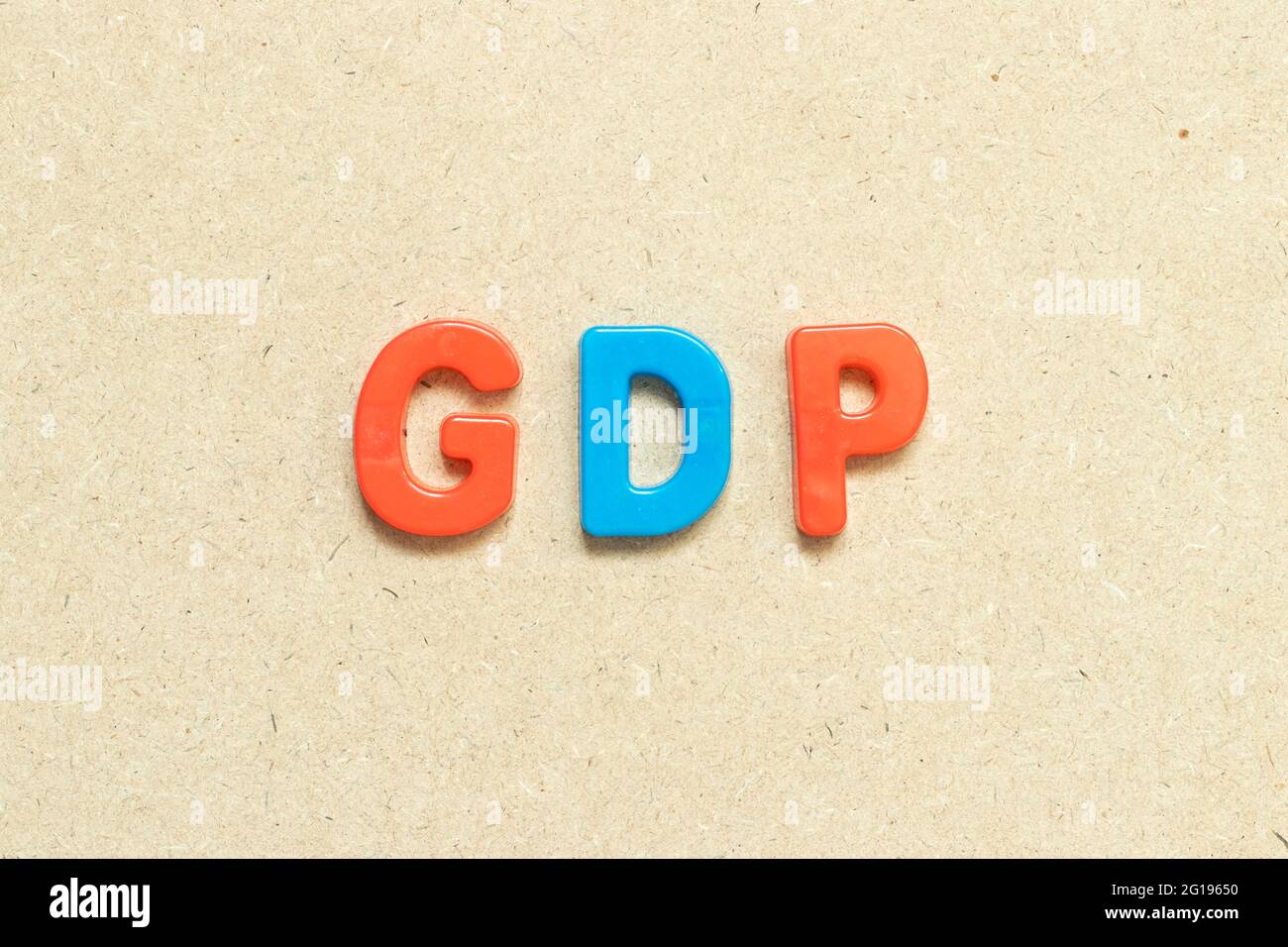 Color Alphabet Letter With Word Gdp Abbreviation Of Good Distribution Practice Or Gross