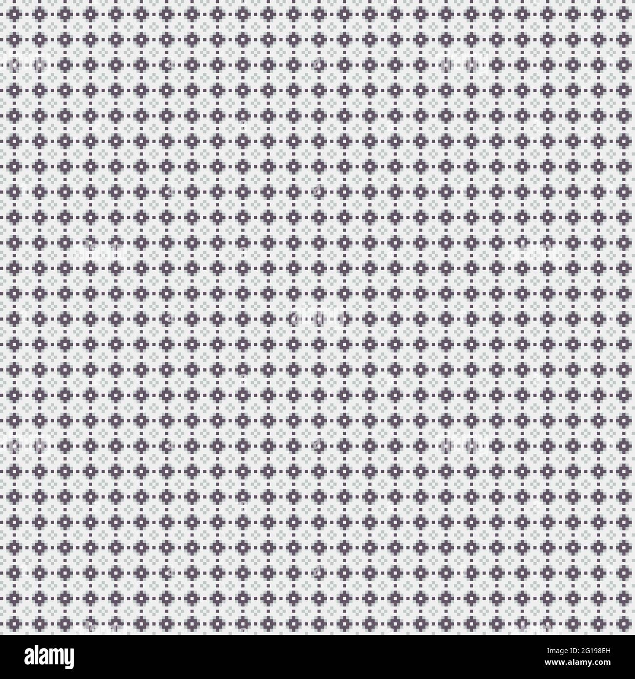 Abstract Cross-Pattern Dotted generative computational art illustration ...