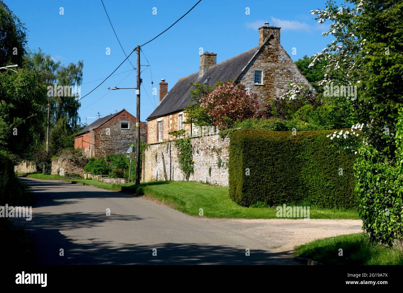 Maidwell village, Northamptonshire, England, UK Stock Photo Alamy