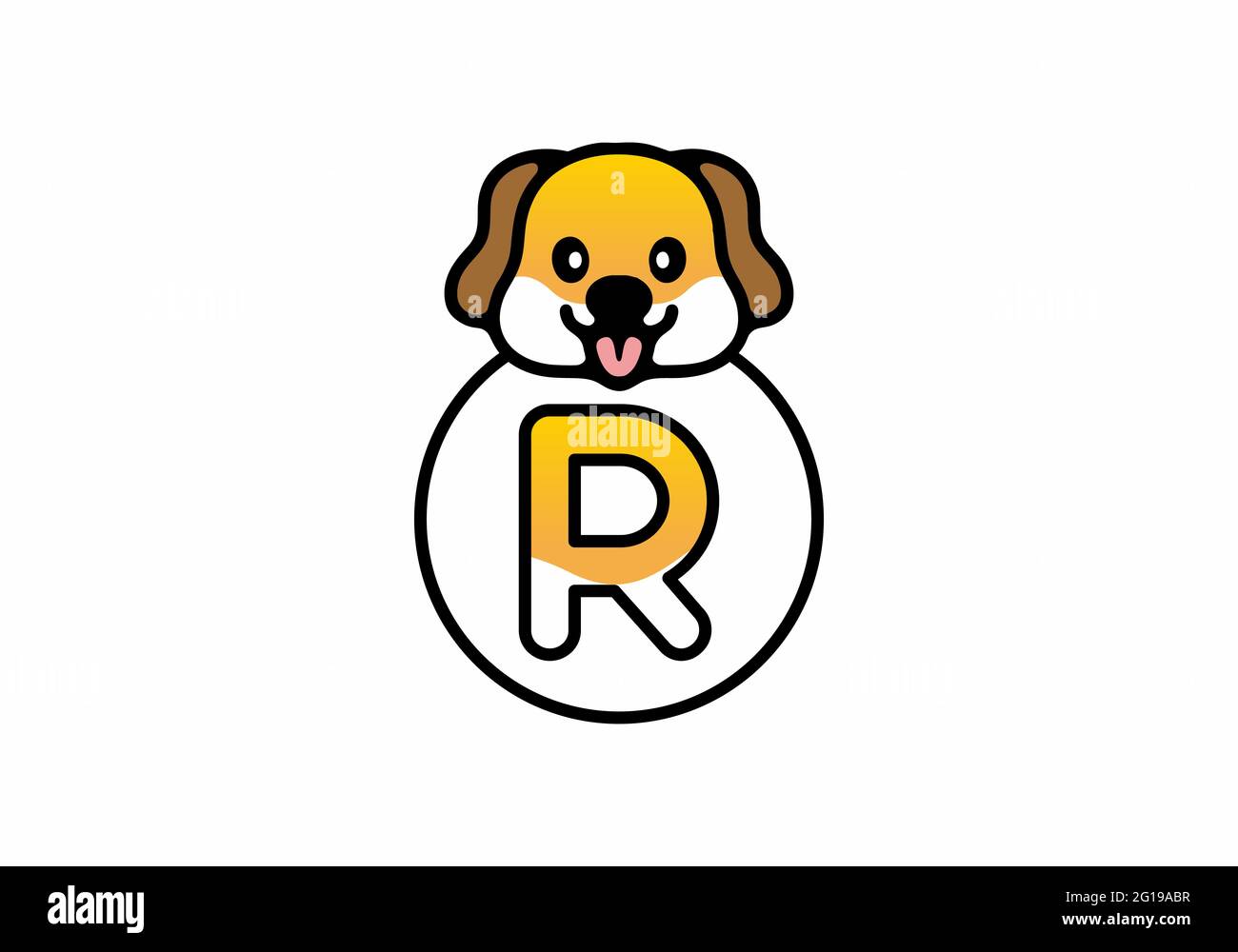 R pet logo hi-res stock photography and images - Alamy