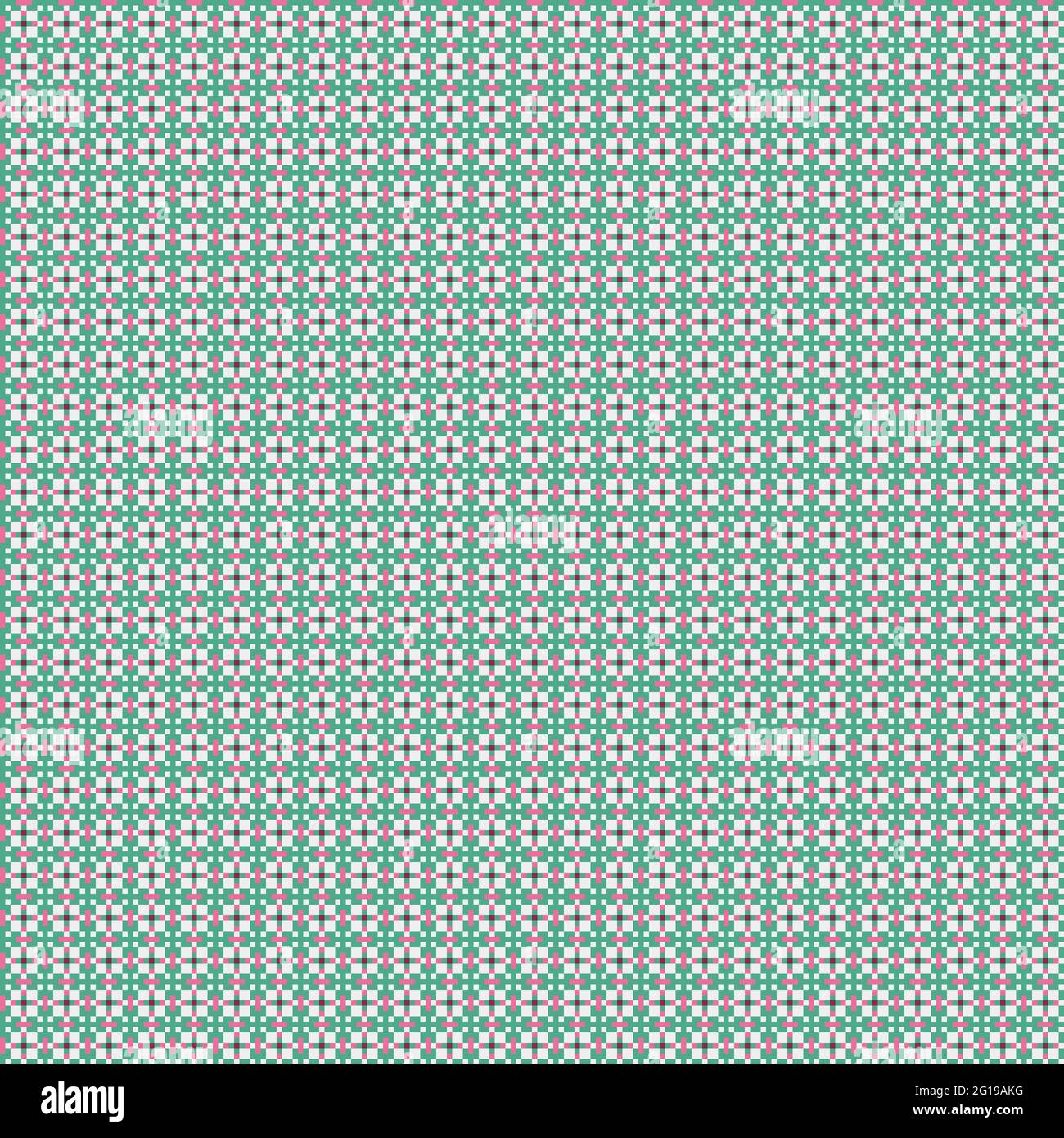 Abstract Cross-Pattern Dotted generative computational art illustration ...