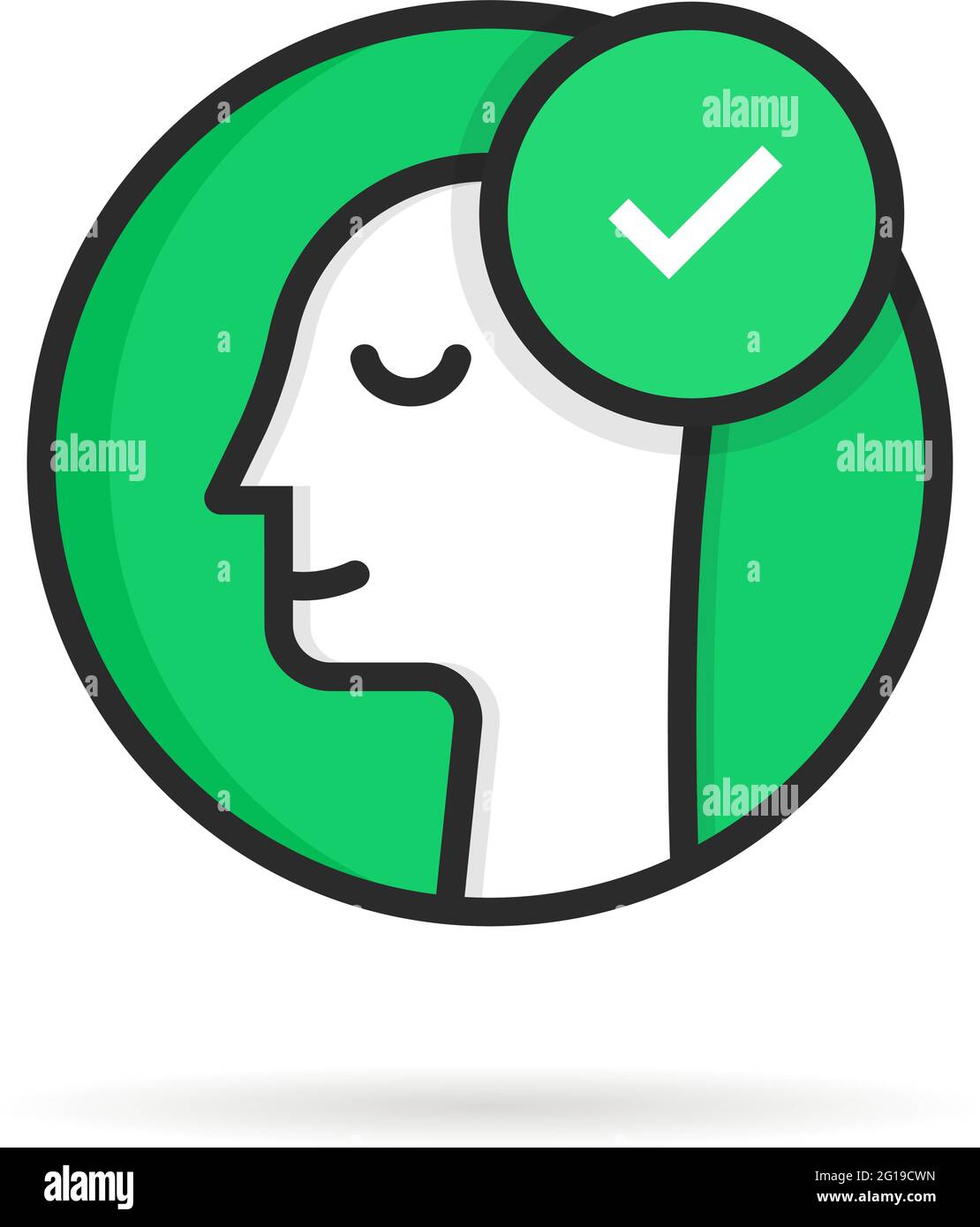 linear man like employee hiring Stock Vector
