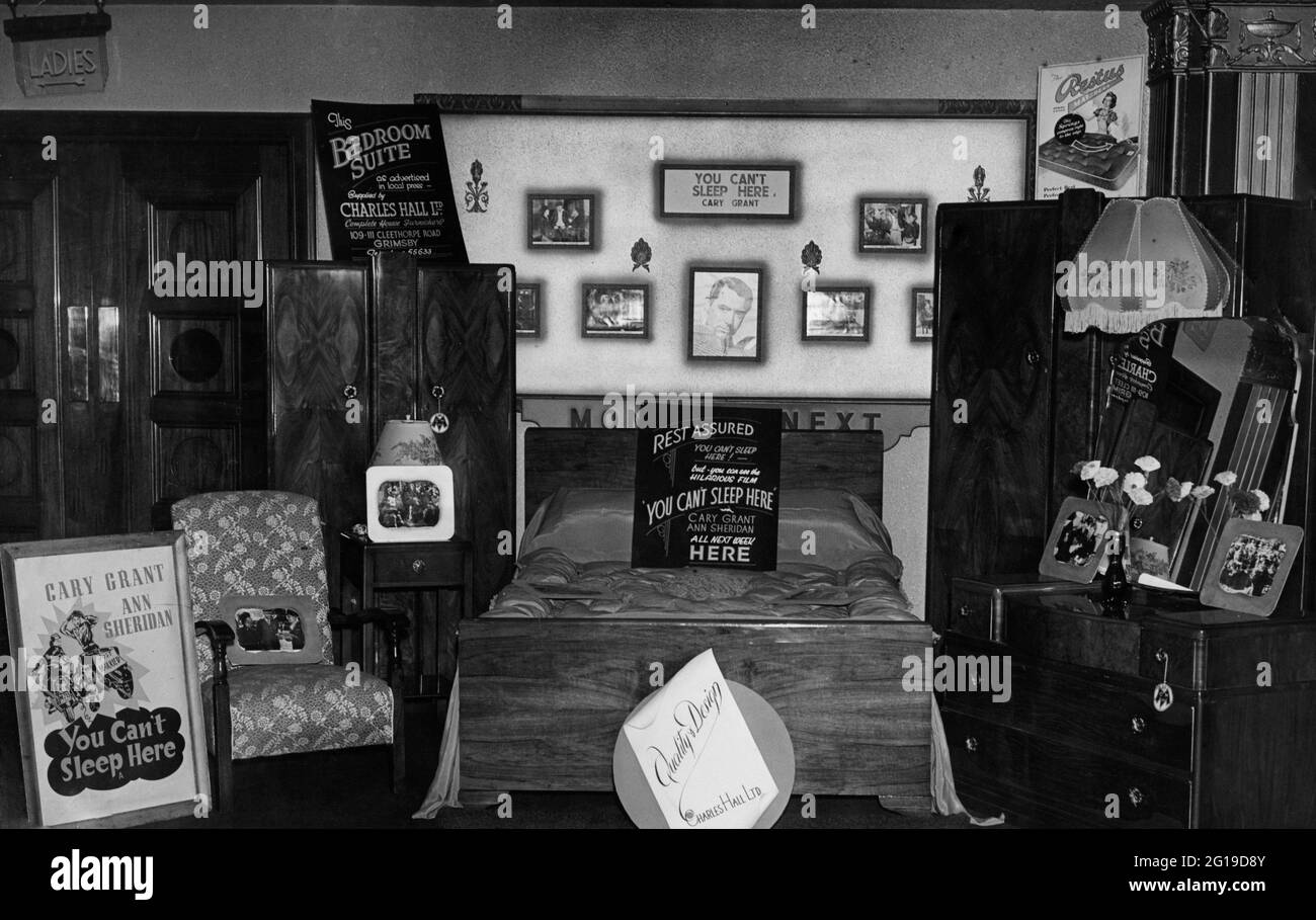 Cinema Lobby Display in the Ritz Cinema in Cleethorpes promoting a ...