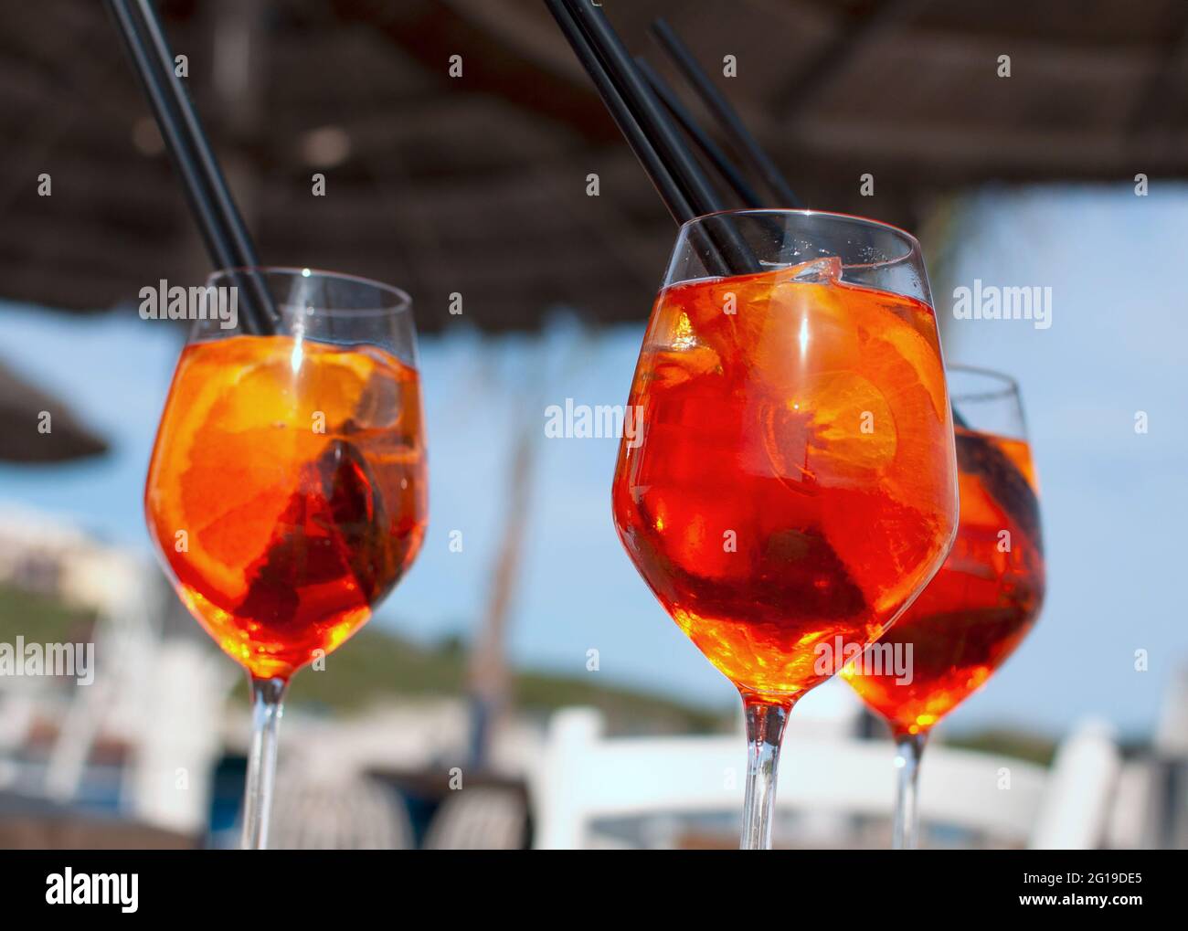 Exotic summer drinks Stock Photo - Alamy