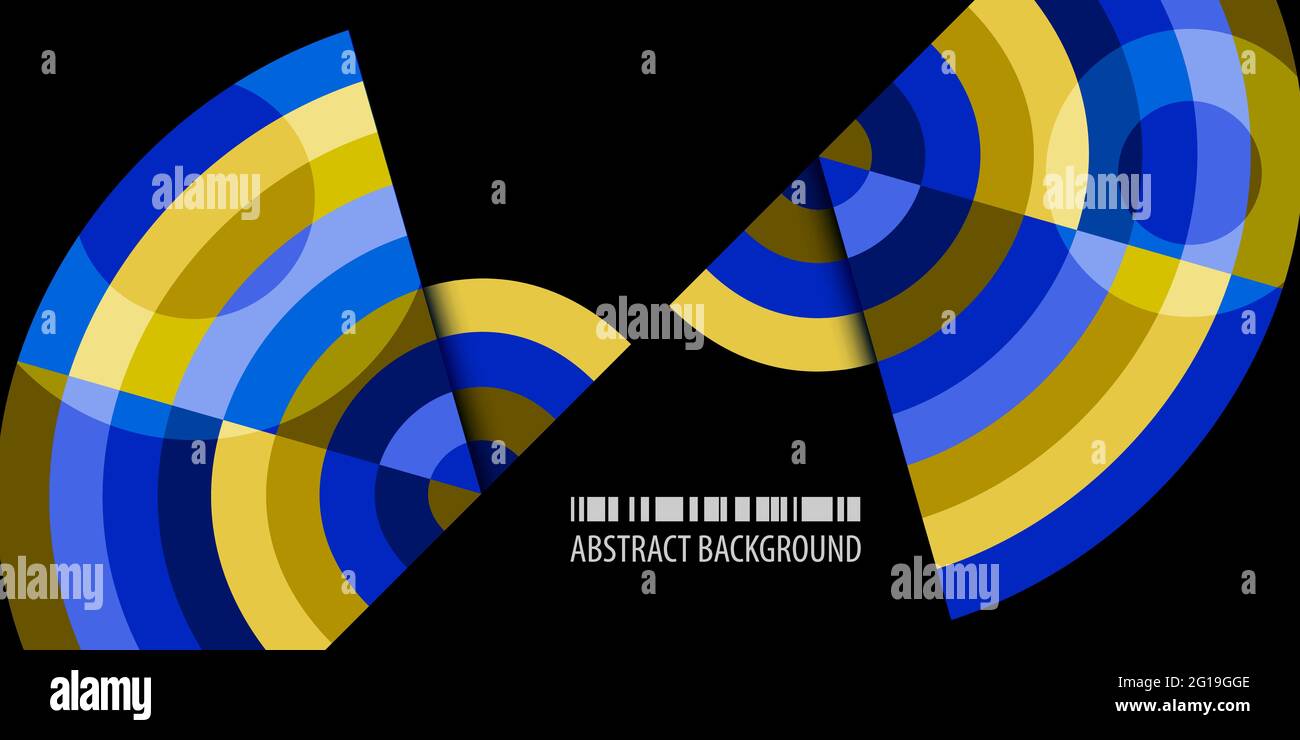 Abstract colorful background template with blended strips Stock Vector