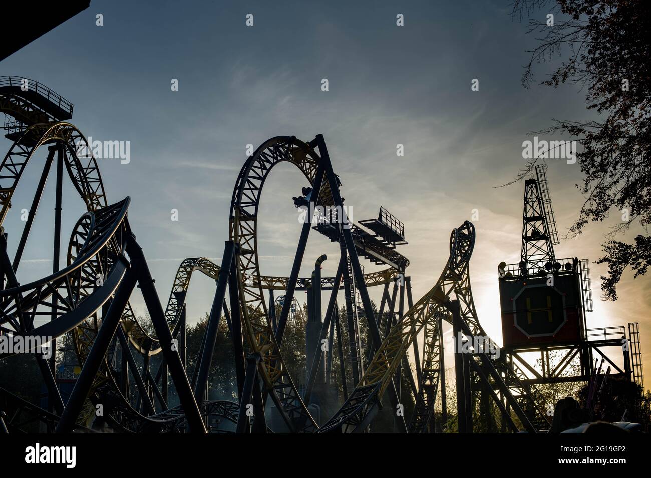 Scare Actors and Rides at Halloween Horror Nights, Walibi Holland The