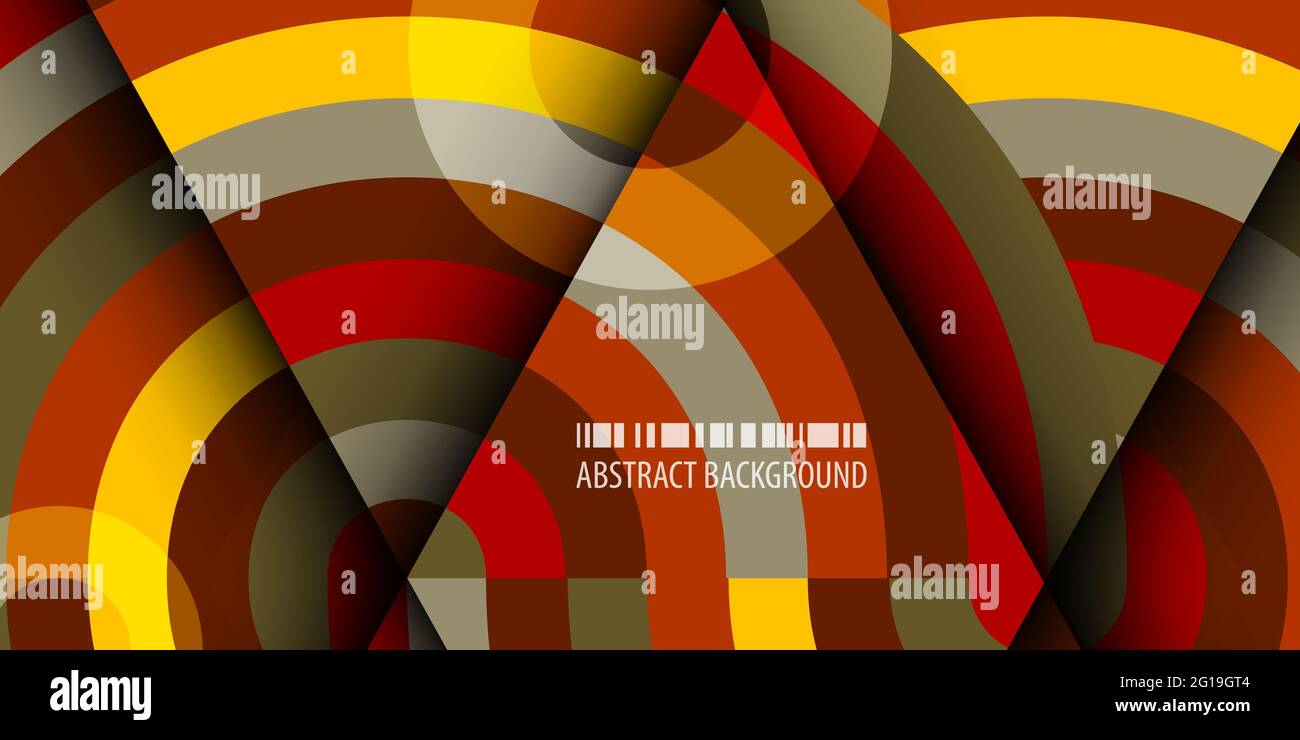 Abstract colorful background template with blended strips Stock Vector