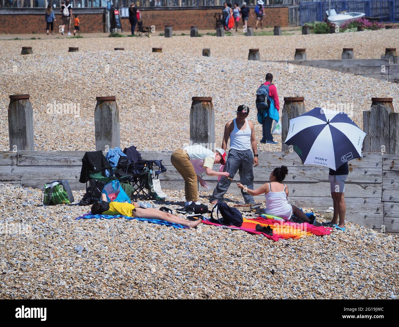 Weather In Eastbourne Eastbourne, East Sussex, UK. 6th June, 2021. UK Weather: a hot and ...