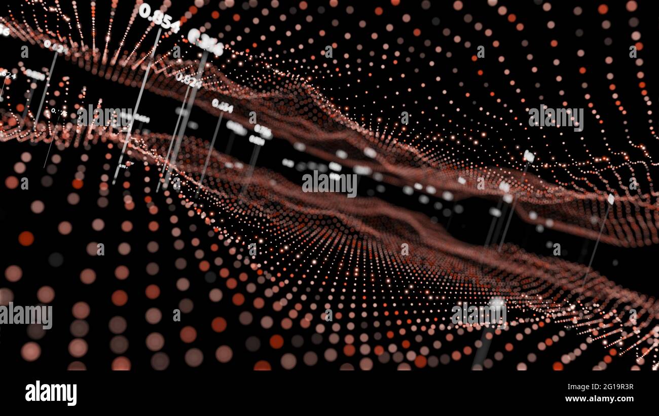 Big Data Visualization. Abstract structure Stock Photo - Alamy