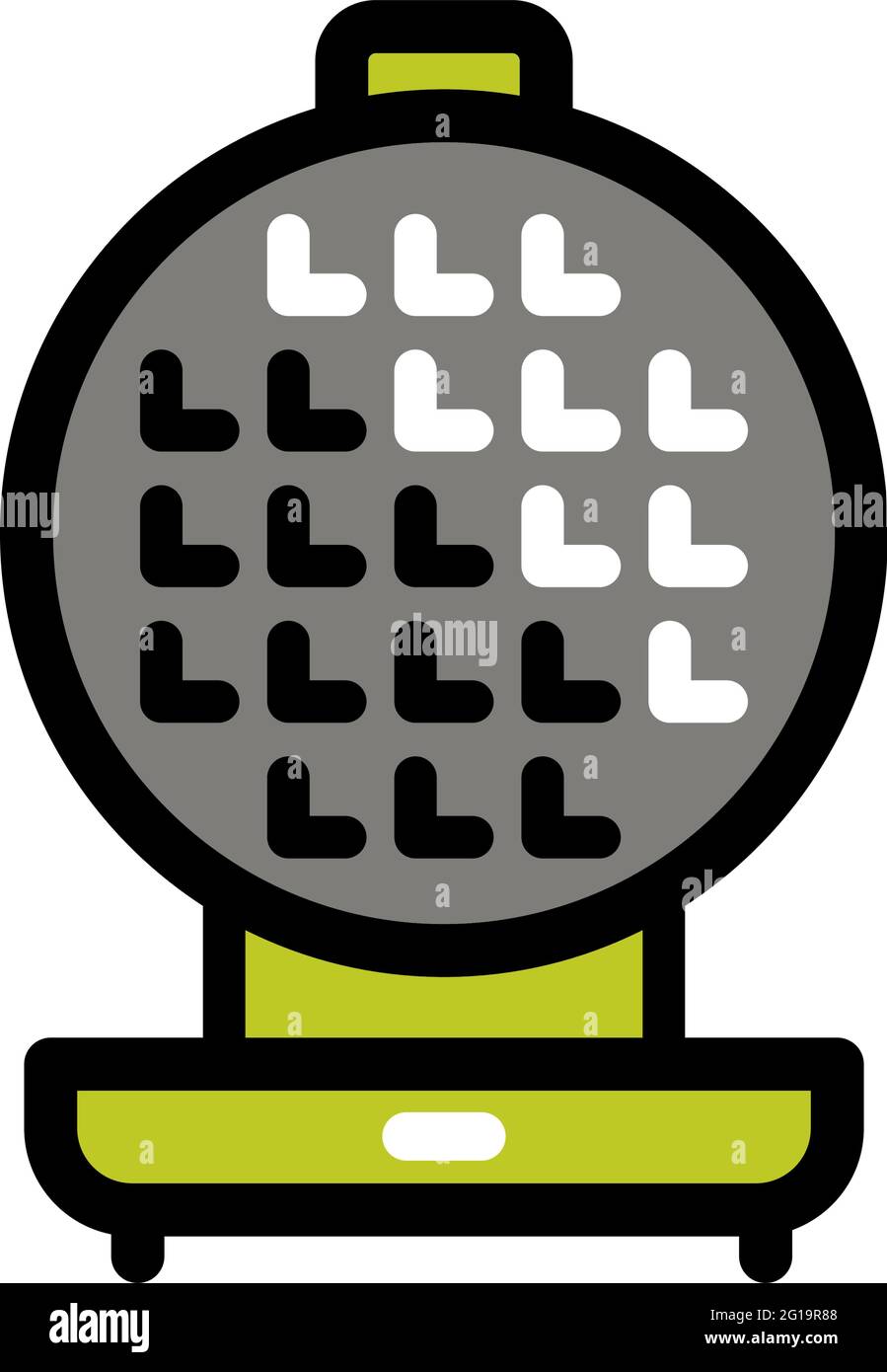 vector-waffle-iron-icon-color-kitchen-waffle-iron-logo-in-simple-style