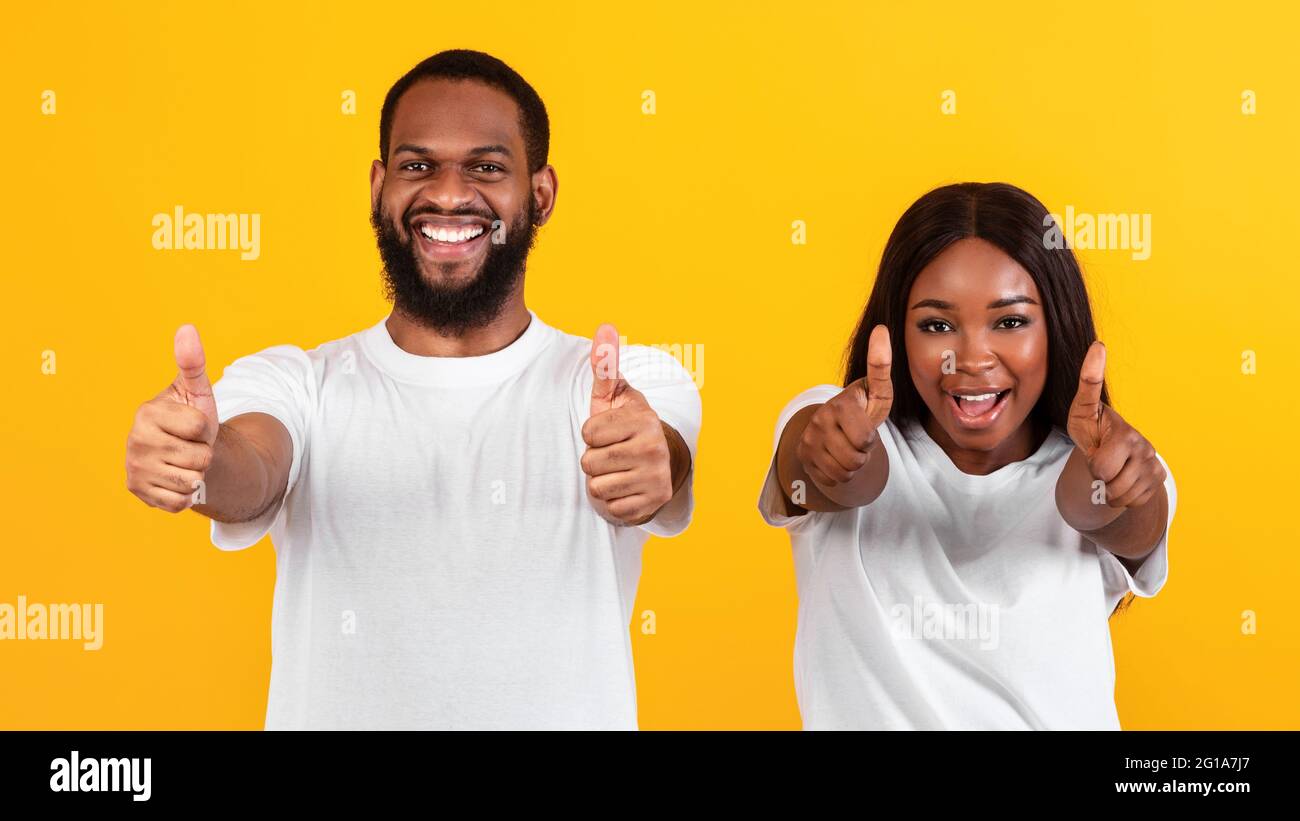 Thumbs up smiling confident african hi-res stock photography and images ...
