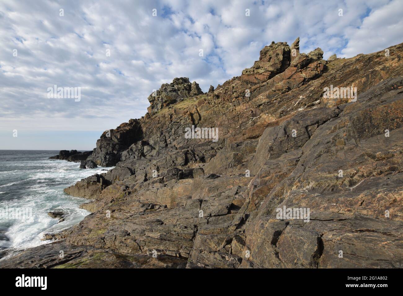 The Iron Age hillfort of Gurnard's Head Penwith Cornwall Stock Photo