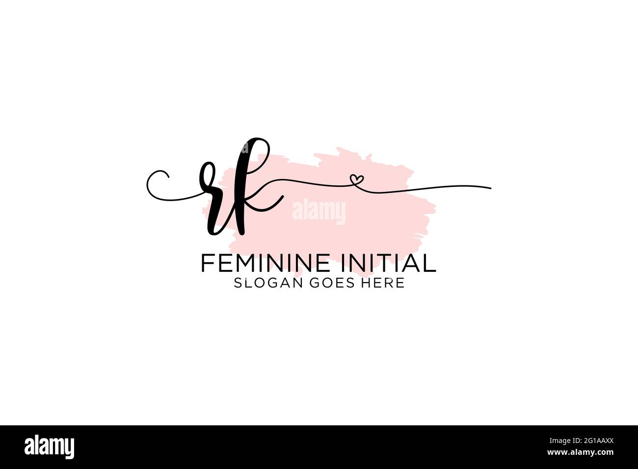SK beauty monogram and elegant logo design handwriting logo of initial ...