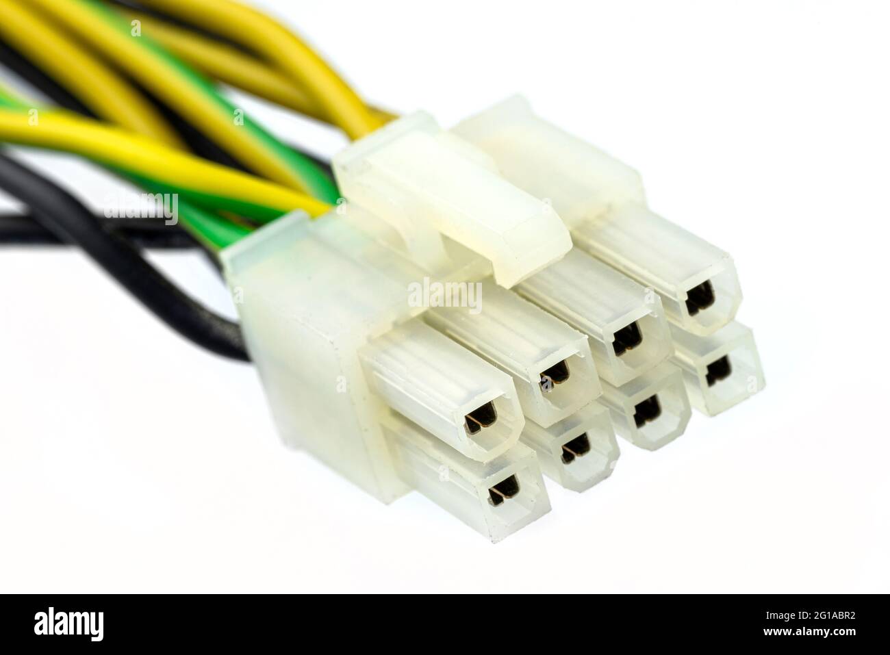 A 8 pin female plug for powering a graphic cards and server connector