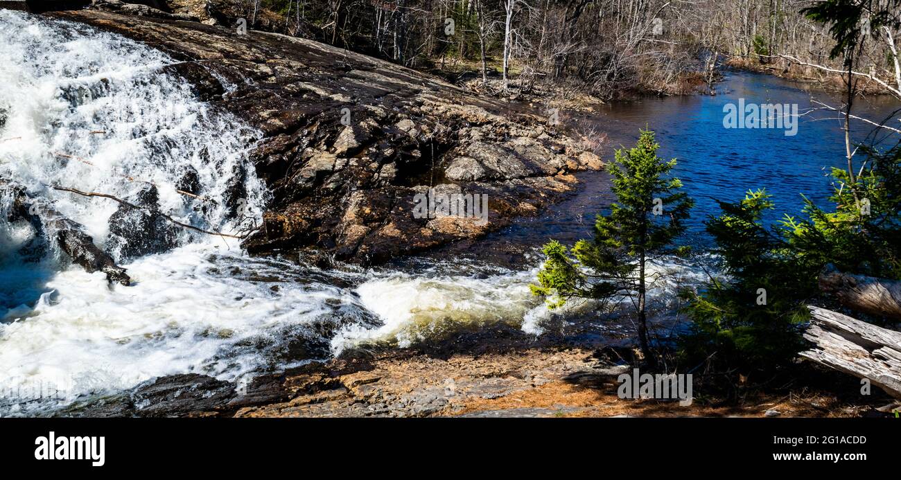 kearny lake dam falls Stock Photo Alamy