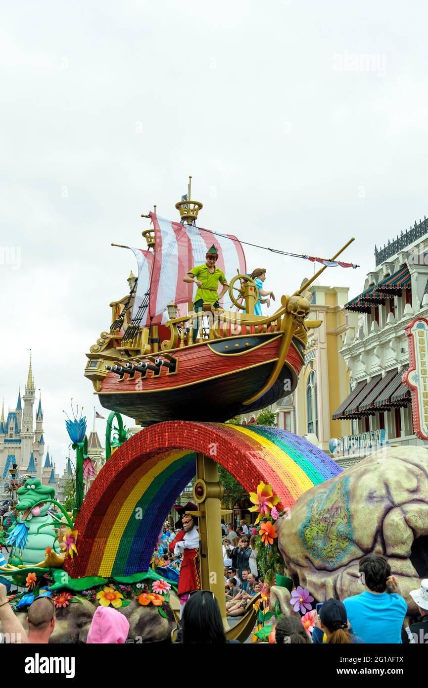 Disney world peter pan hi-res stock photography and images - Alamy