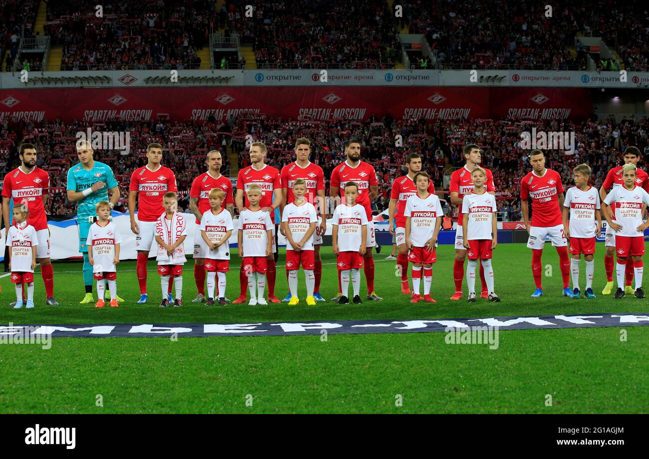 MOSCOW, RUSSIA - AUGUST 19, 2019: The 2019/20 Russian Football Premier  League. Round 6. Football match between Spartak (Moscow) vs CSKA (Moscow)  at Otkrytie Arena. Photo by Stupnikov Alexander/FC Spartak Stock Photo -  Alamy