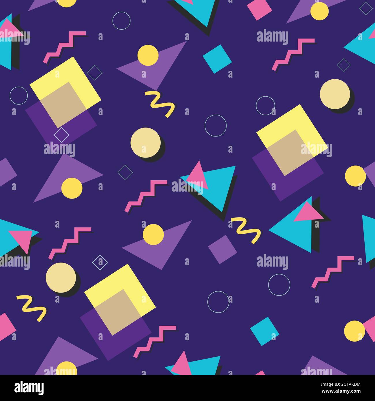 90s and 80s Style Seamless Pattern Background Wallpaper Stock Vector Image  & Art - Alamy