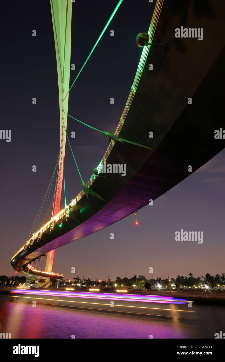 Tolerance Bridge, Dubai, UAE Stock Photo