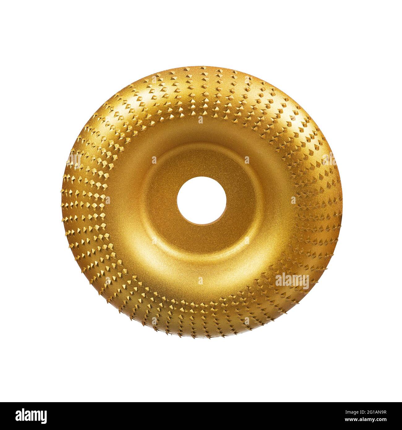 Grinding disc for wood isolated on white background. Grinding disc for