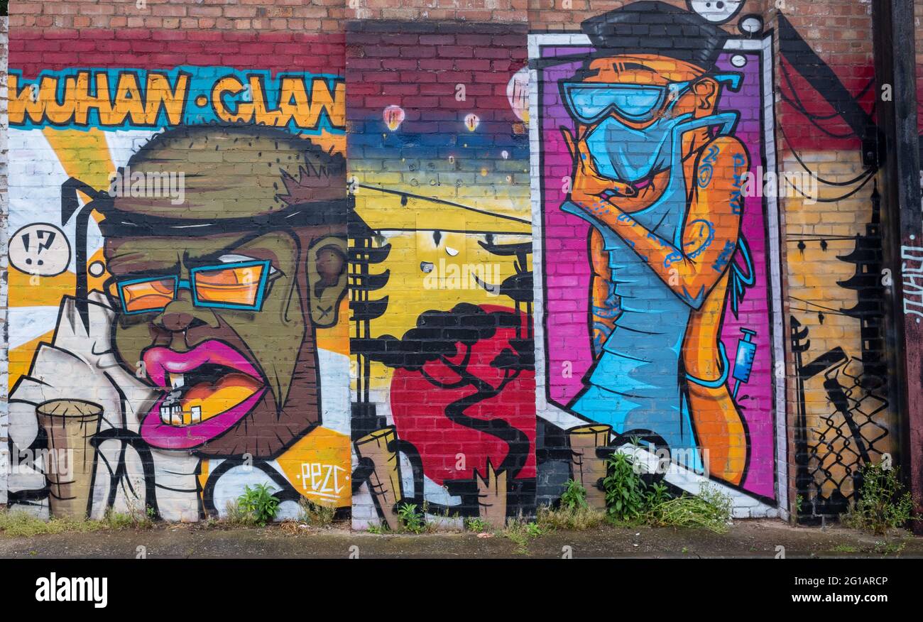 Birmingham Graffiti, the Urban art of Bimingham in the West Midlands
