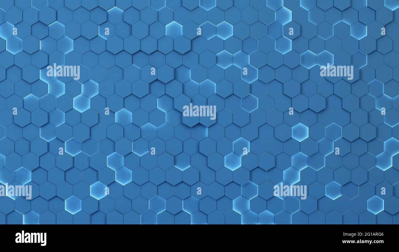 Abstract hexagonal background. 3d illustration Stock Photo - Alamy