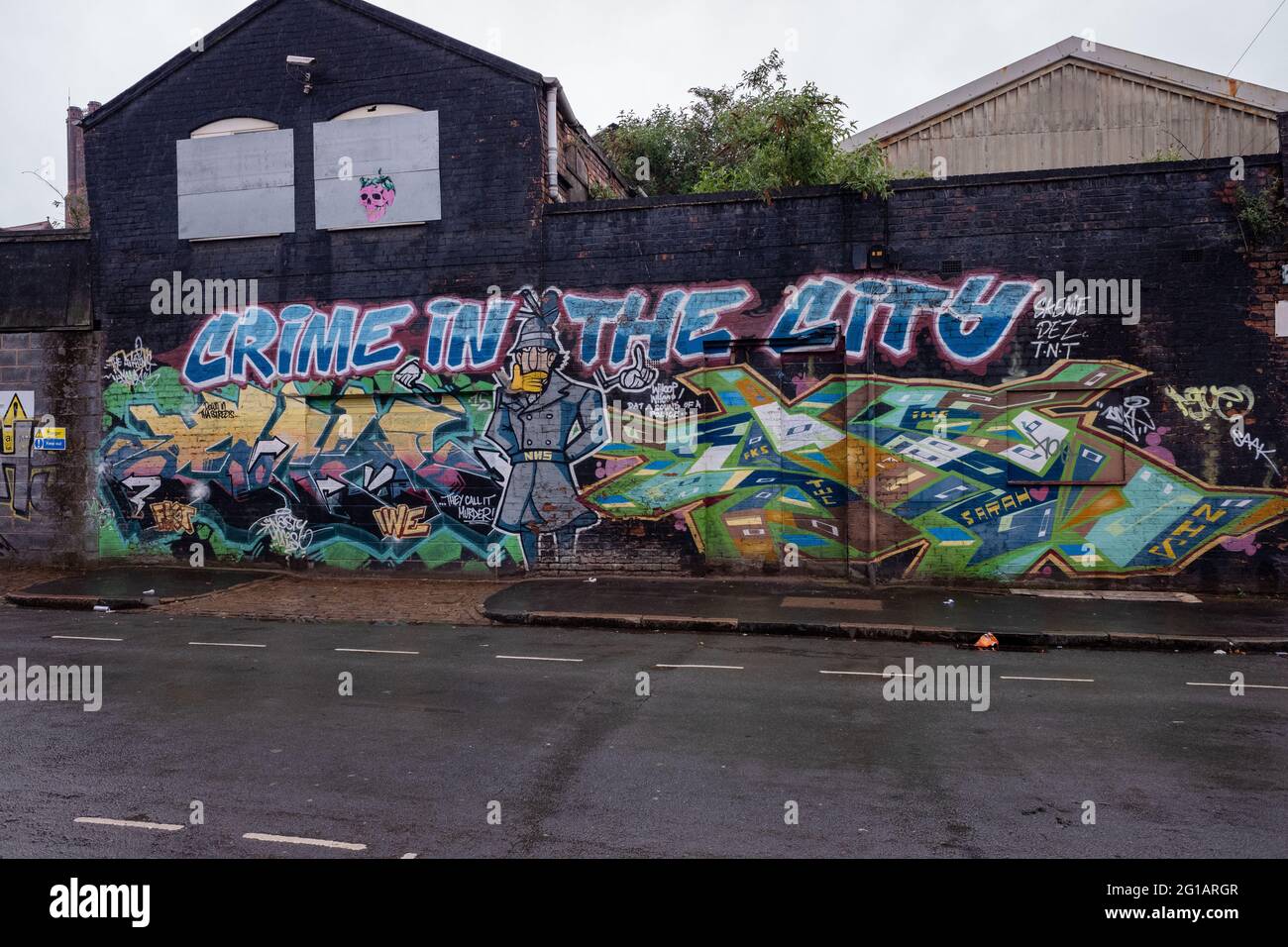 Birmingham Graffiti, the Urban art of Bimingham in the West Midlands