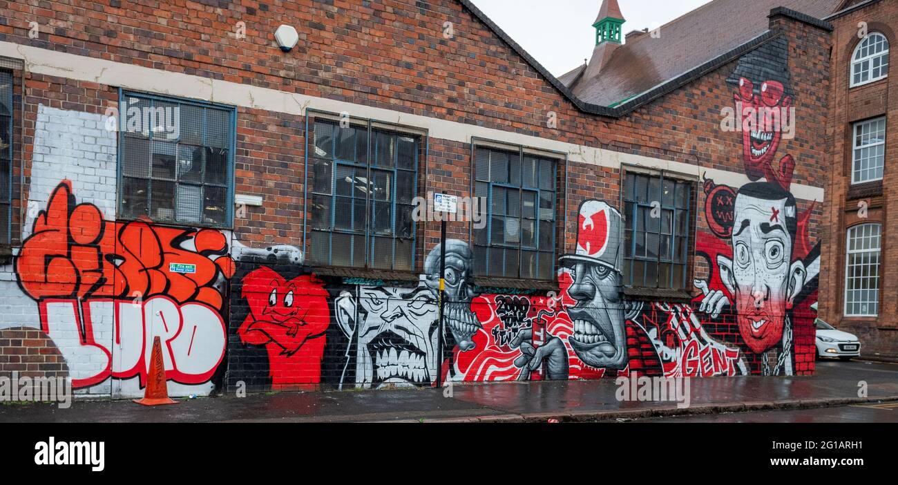 Birmingham Graffiti street art Birmingham Graffiti Artists in Custard