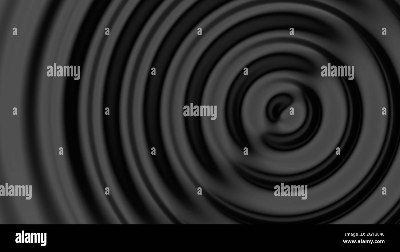 Water ripples and waves in liquid surface. 3D render illustration Stock ...