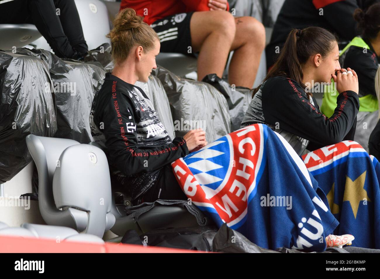 Munich, Germany. 06th June, 2021. during the Frauen Bundesliga match  between FC Bayern Munich and Eintracht